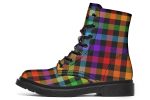 Boots-RainbowCheckered-YWV-36328-HFboots-Blk-STR8-YWV.jpg