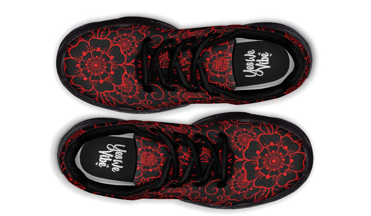 Chunkysneakers-RedMehndiFlowerPattern-YWV-56751-Chunkysneakers-Blk-STR7-YWV.jpg